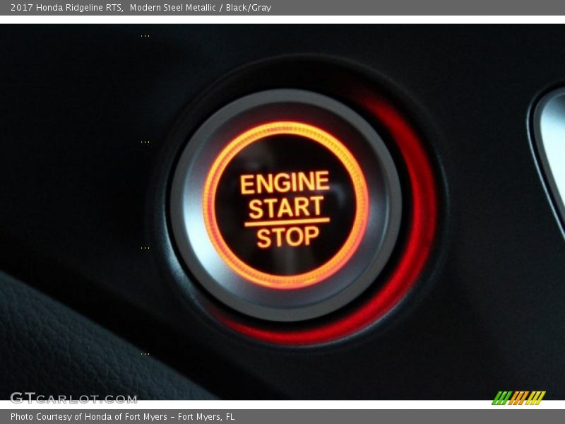 Modern Steel Metallic / Black/Gray 2017 Honda Ridgeline RTS
