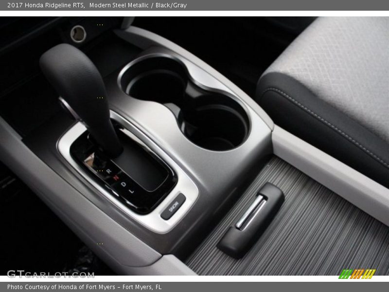 Modern Steel Metallic / Black/Gray 2017 Honda Ridgeline RTS