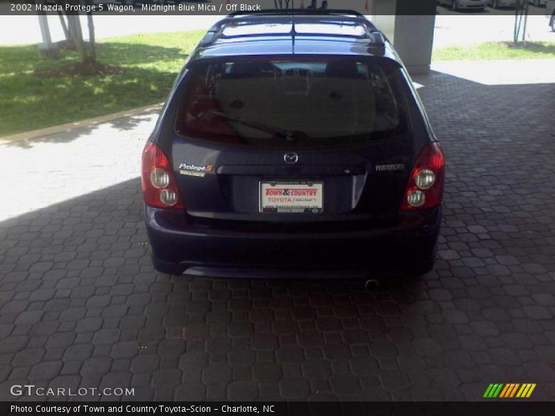 Midnight Blue Mica / Off Black 2002 Mazda Protege 5 Wagon