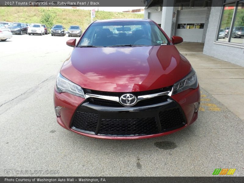 Ruby Flare Pearl / Black 2017 Toyota Camry XSE V6
