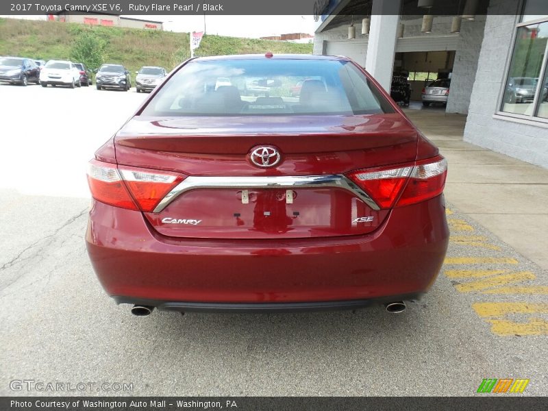 Ruby Flare Pearl / Black 2017 Toyota Camry XSE V6