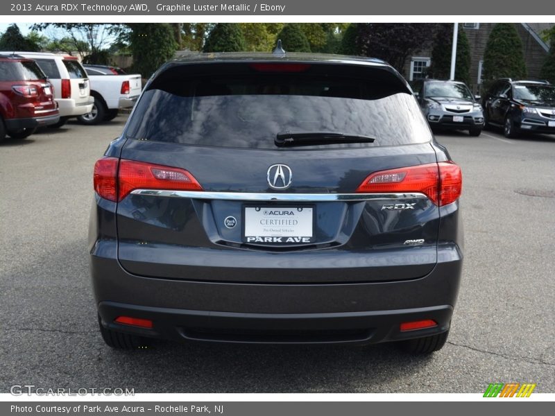 Graphite Luster Metallic / Ebony 2013 Acura RDX Technology AWD