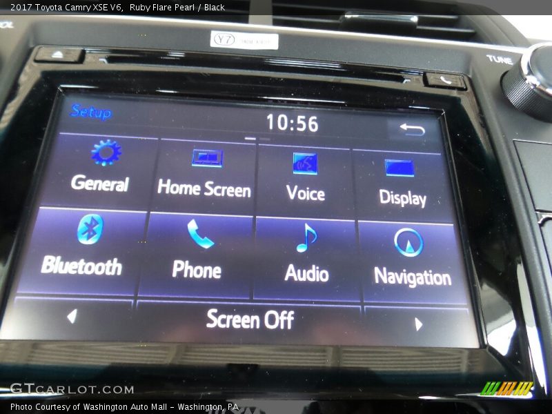 Ruby Flare Pearl / Black 2017 Toyota Camry XSE V6