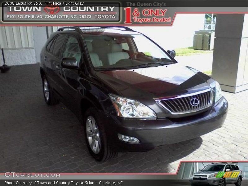 Flint Mica / Light Gray 2008 Lexus RX 350