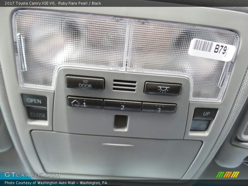 Ruby Flare Pearl / Black 2017 Toyota Camry XSE V6