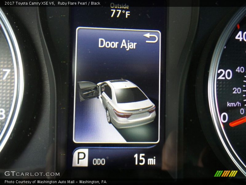 Ruby Flare Pearl / Black 2017 Toyota Camry XSE V6