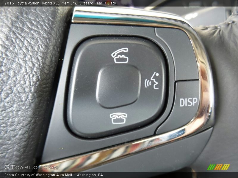 Blizzard Pearl / Black 2016 Toyota Avalon Hybrid XLE Premium