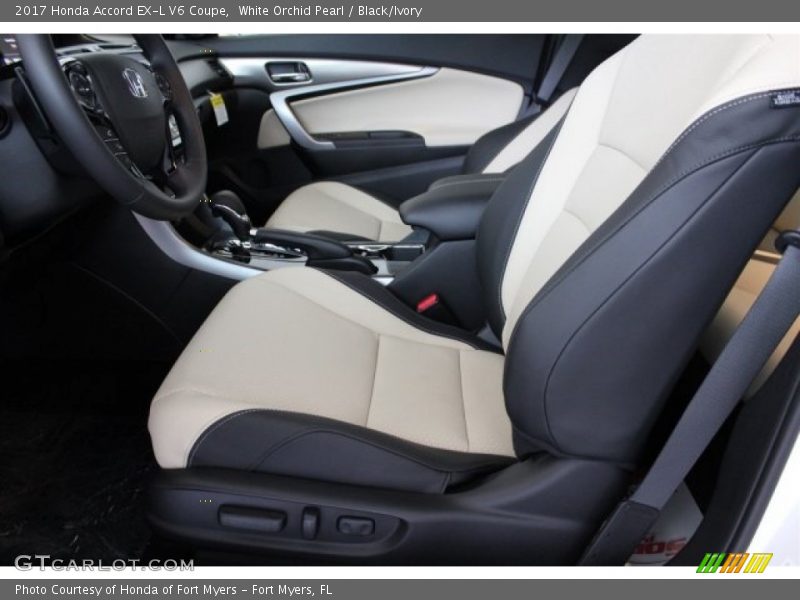 Front Seat of 2017 Accord EX-L V6 Coupe