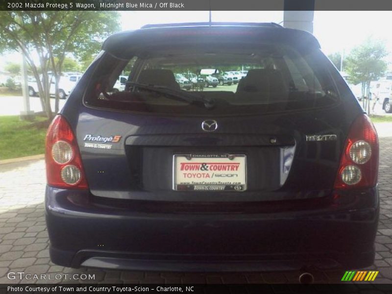 Midnight Blue Mica / Off Black 2002 Mazda Protege 5 Wagon