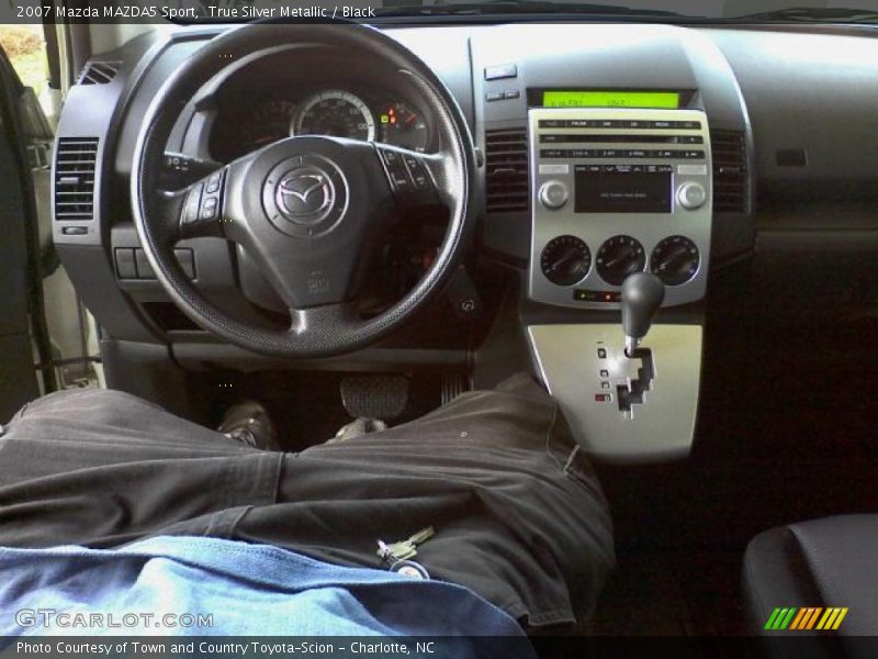 True Silver Metallic / Black 2007 Mazda MAZDA5 Sport