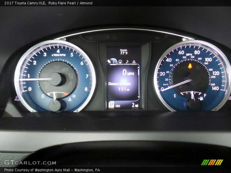  2017 Camry XLE XLE Gauges