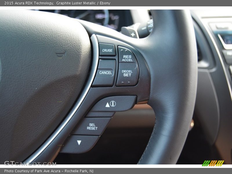 Graphite Luster Metallic / Ebony 2015 Acura RDX Technology