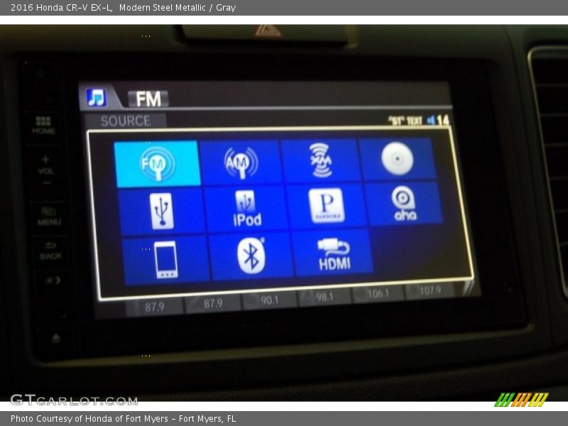 Modern Steel Metallic / Gray 2016 Honda CR-V EX-L