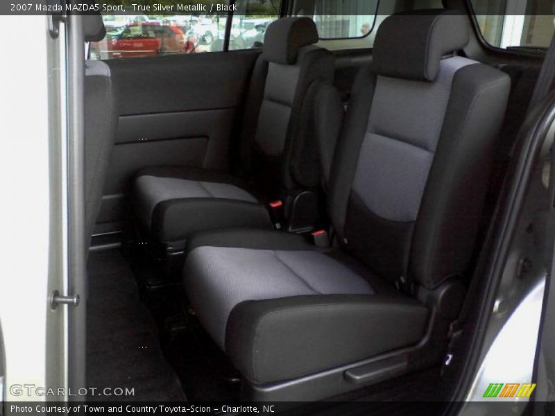 True Silver Metallic / Black 2007 Mazda MAZDA5 Sport