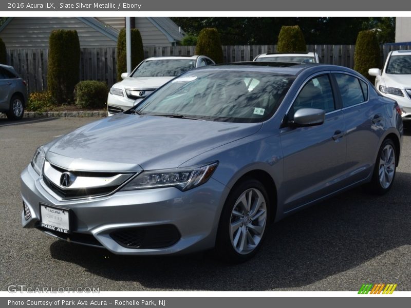 Slate Silver Metallic / Ebony 2016 Acura ILX