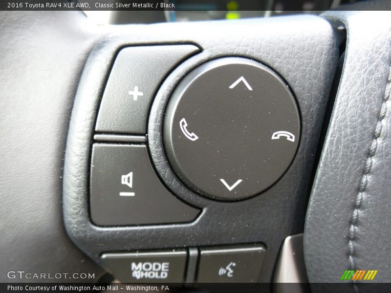 Controls of 2016 RAV4 XLE AWD