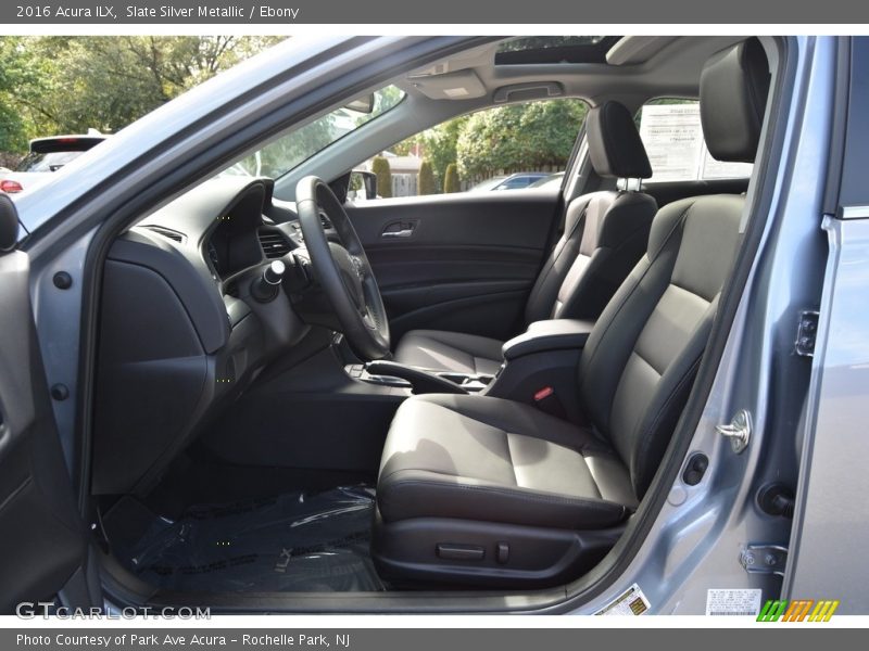 Slate Silver Metallic / Ebony 2016 Acura ILX