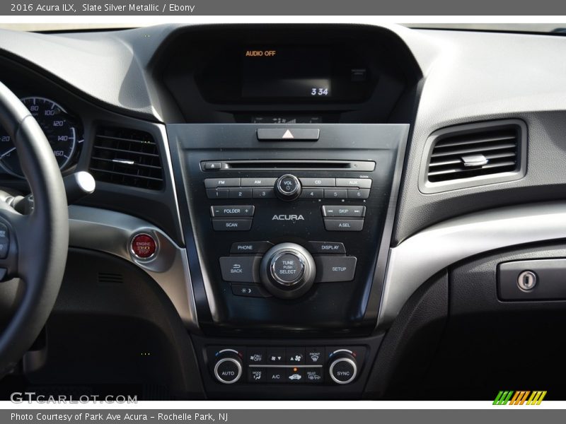 Slate Silver Metallic / Ebony 2016 Acura ILX