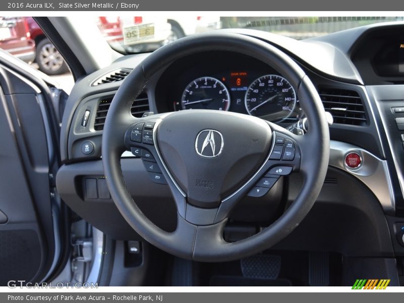 Slate Silver Metallic / Ebony 2016 Acura ILX