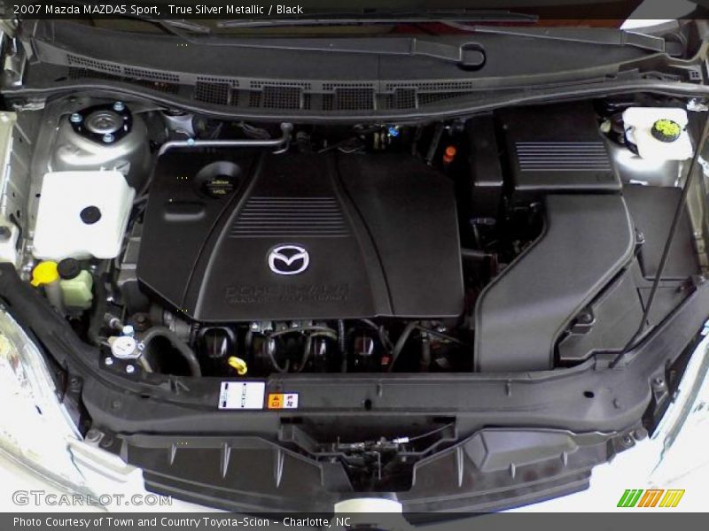 True Silver Metallic / Black 2007 Mazda MAZDA5 Sport