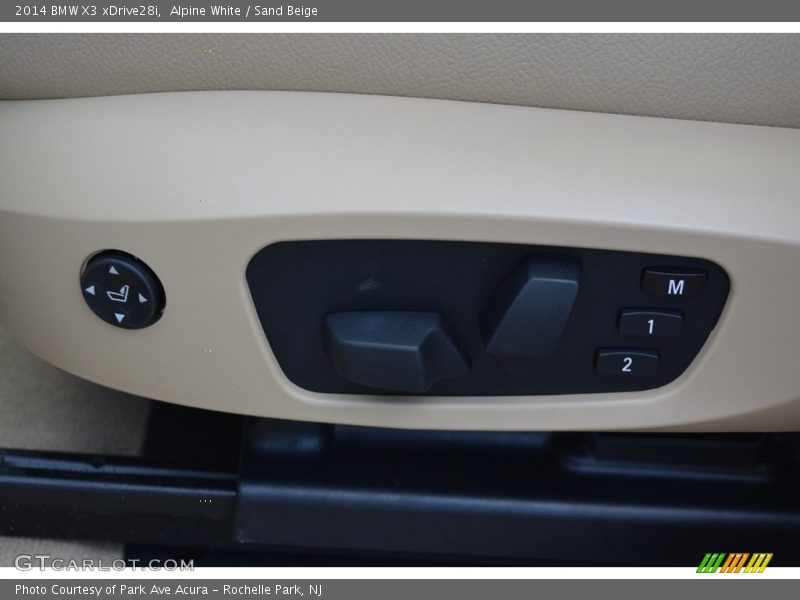 Alpine White / Sand Beige 2014 BMW X3 xDrive28i