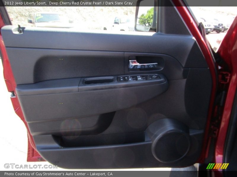 Deep Cherry Red Crystal Pearl / Dark Slate Gray 2012 Jeep Liberty Sport