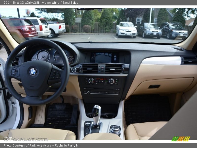 Alpine White / Sand Beige 2014 BMW X3 xDrive28i
