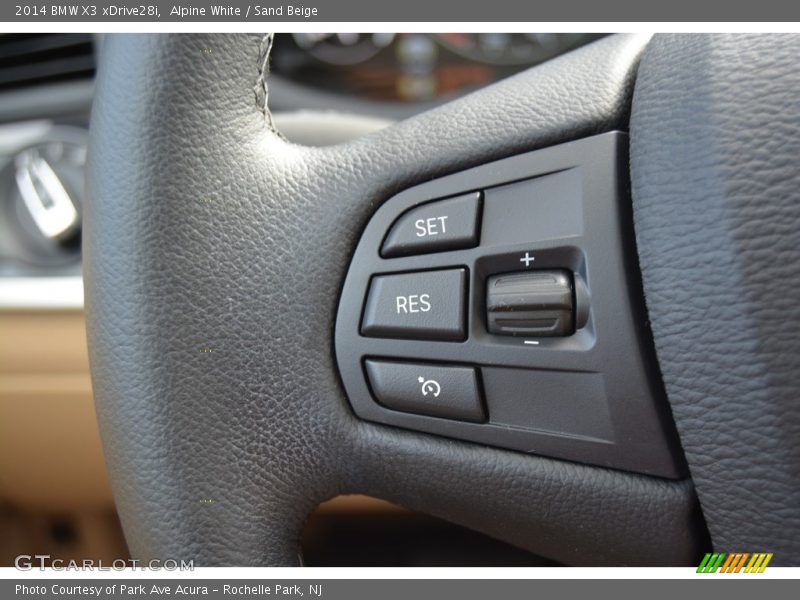 Alpine White / Sand Beige 2014 BMW X3 xDrive28i
