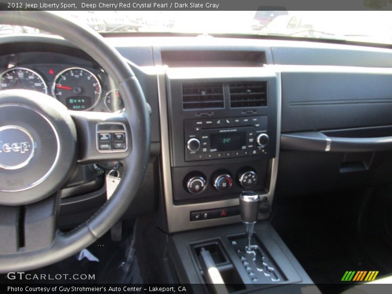 Deep Cherry Red Crystal Pearl / Dark Slate Gray 2012 Jeep Liberty Sport
