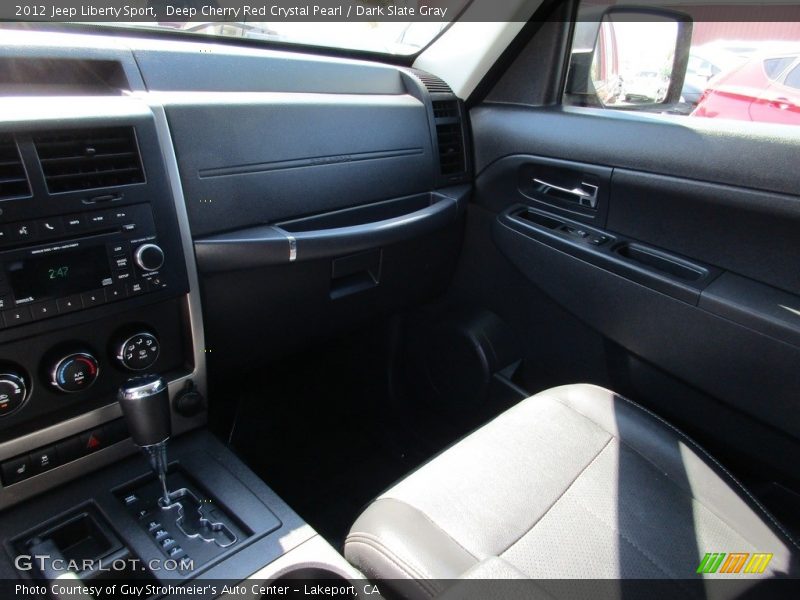 Deep Cherry Red Crystal Pearl / Dark Slate Gray 2012 Jeep Liberty Sport