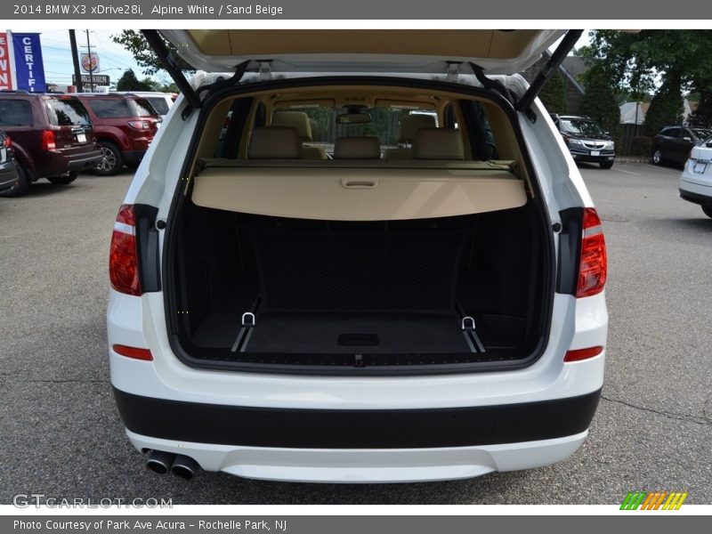 Alpine White / Sand Beige 2014 BMW X3 xDrive28i