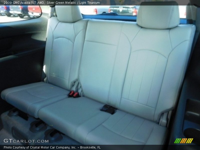Silver Green Metallic / Light Titanium 2009 GMC Acadia SLT AWD
