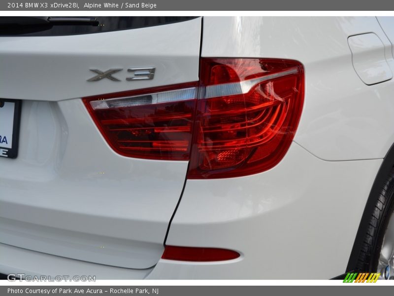 Alpine White / Sand Beige 2014 BMW X3 xDrive28i
