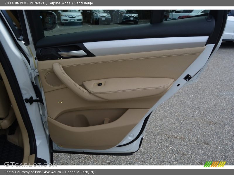 Alpine White / Sand Beige 2014 BMW X3 xDrive28i