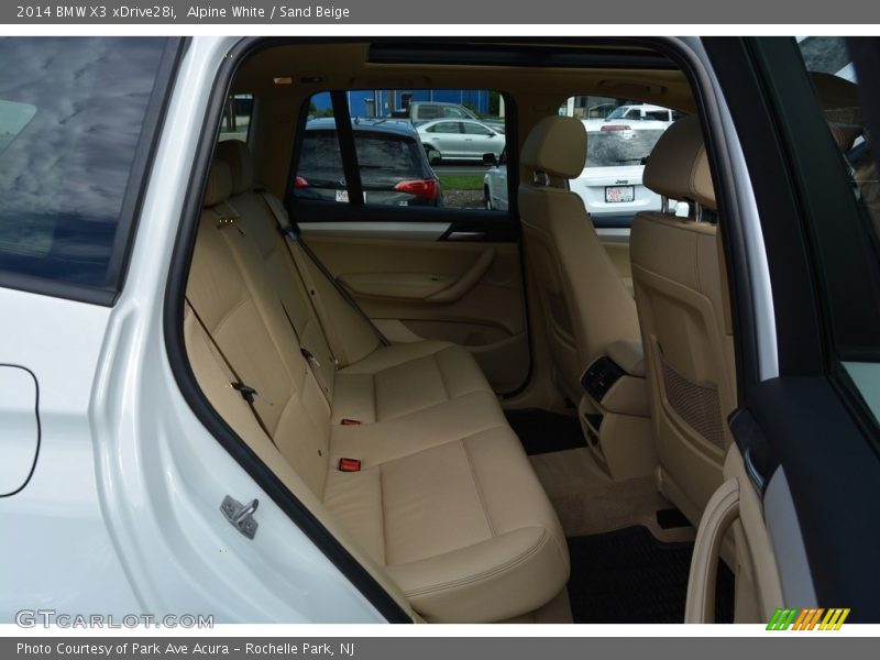 Alpine White / Sand Beige 2014 BMW X3 xDrive28i
