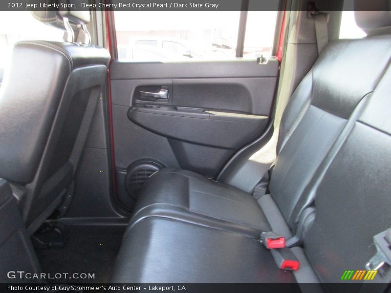 Deep Cherry Red Crystal Pearl / Dark Slate Gray 2012 Jeep Liberty Sport