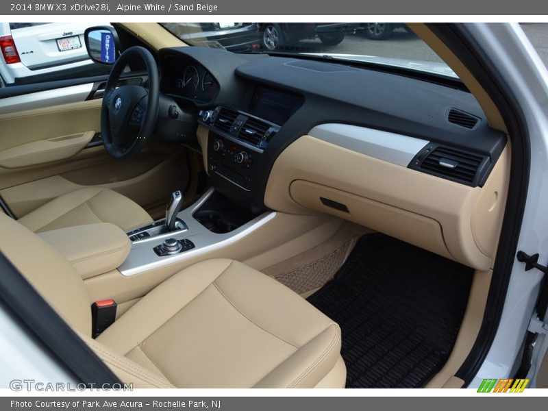 Alpine White / Sand Beige 2014 BMW X3 xDrive28i