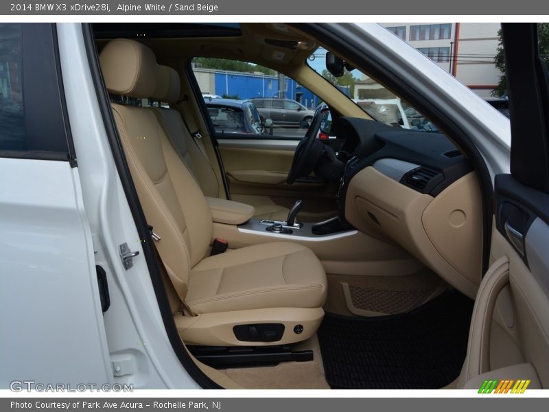 Alpine White / Sand Beige 2014 BMW X3 xDrive28i