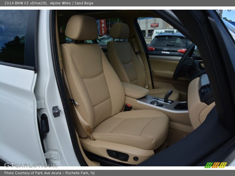 Alpine White / Sand Beige 2014 BMW X3 xDrive28i