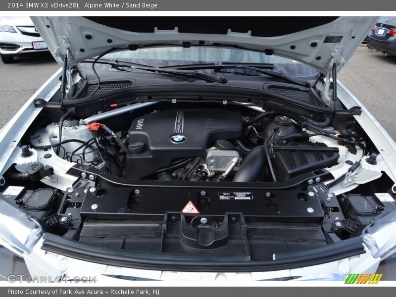 Alpine White / Sand Beige 2014 BMW X3 xDrive28i