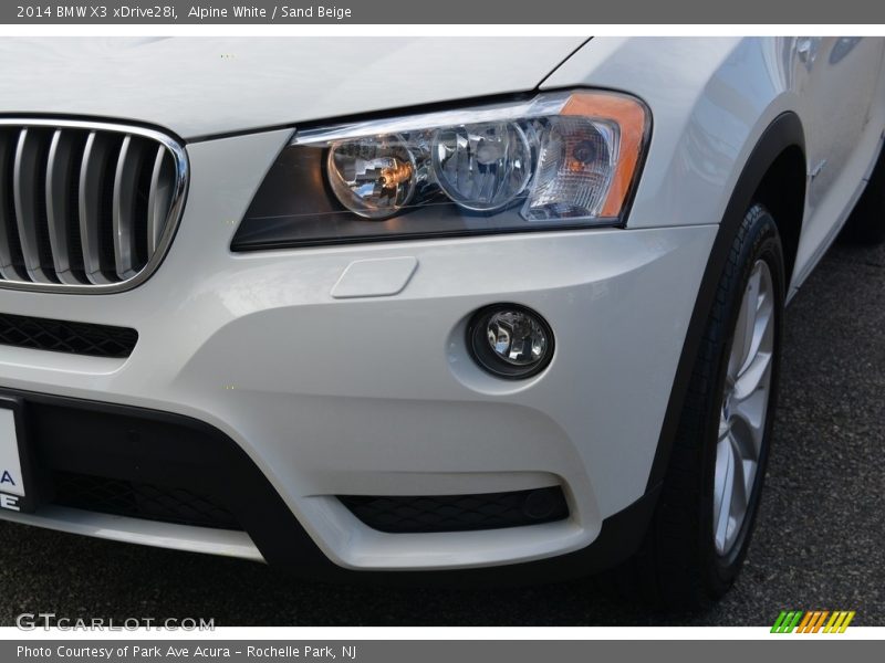 Alpine White / Sand Beige 2014 BMW X3 xDrive28i