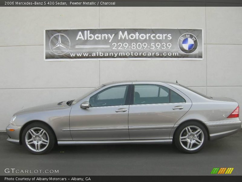 Pewter Metallic / Charcoal 2006 Mercedes-Benz S 430 Sedan