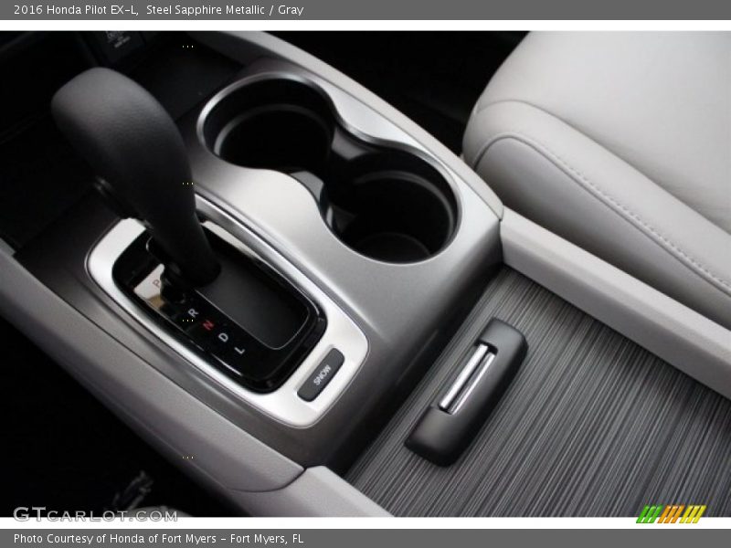 Steel Sapphire Metallic / Gray 2016 Honda Pilot EX-L