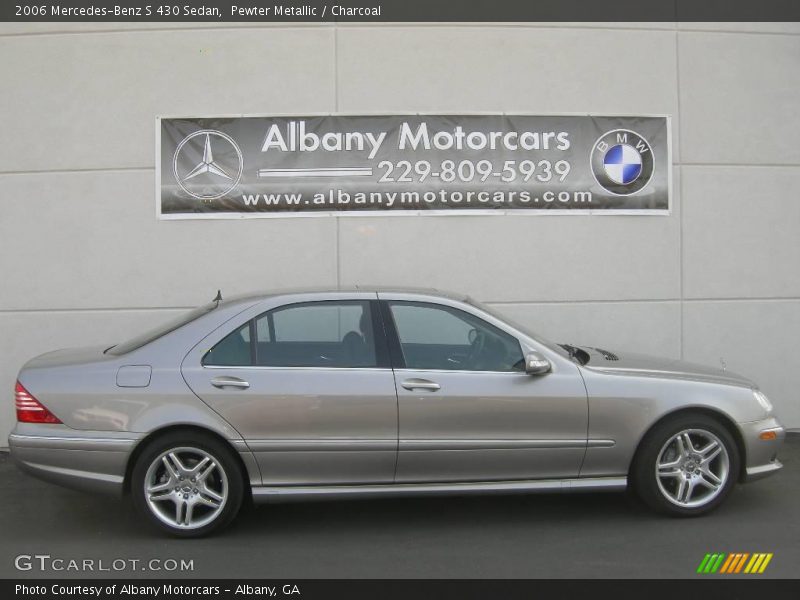 Pewter Metallic / Charcoal 2006 Mercedes-Benz S 430 Sedan
