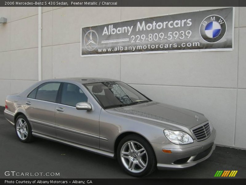 Pewter Metallic / Charcoal 2006 Mercedes-Benz S 430 Sedan