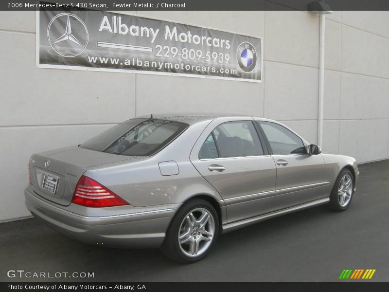 Pewter Metallic / Charcoal 2006 Mercedes-Benz S 430 Sedan