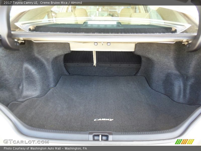  2017 Camry LE Trunk