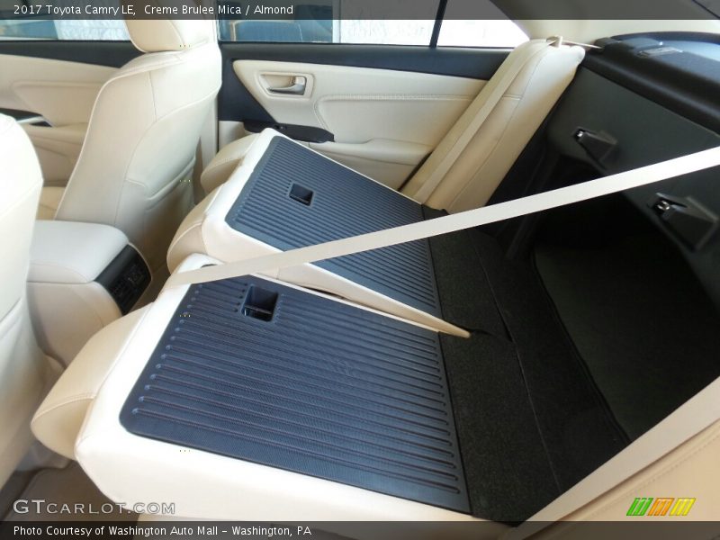 Rear Seat of 2017 Camry LE