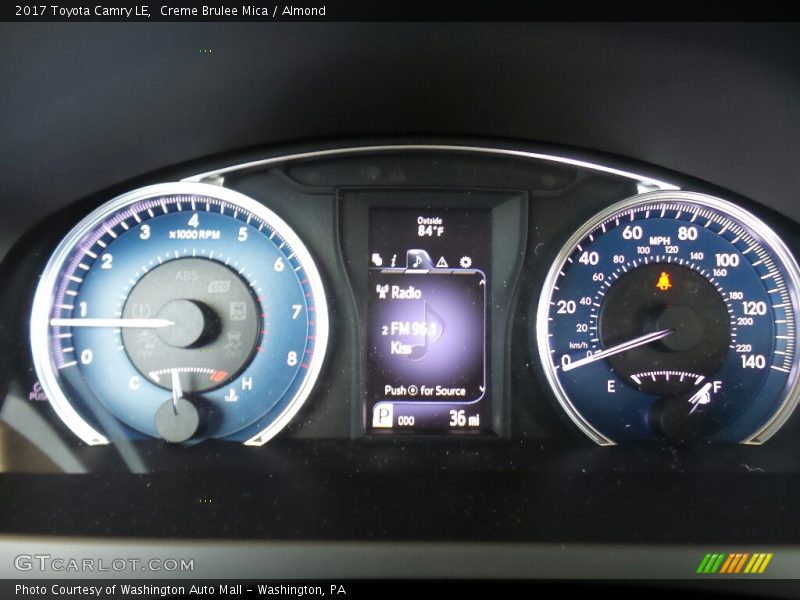 Creme Brulee Mica / Almond 2017 Toyota Camry LE