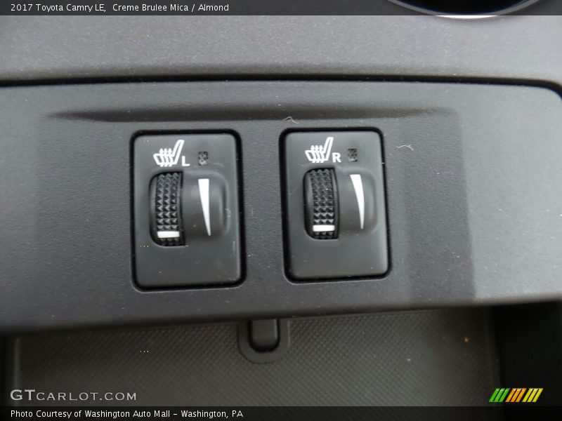 Controls of 2017 Camry LE